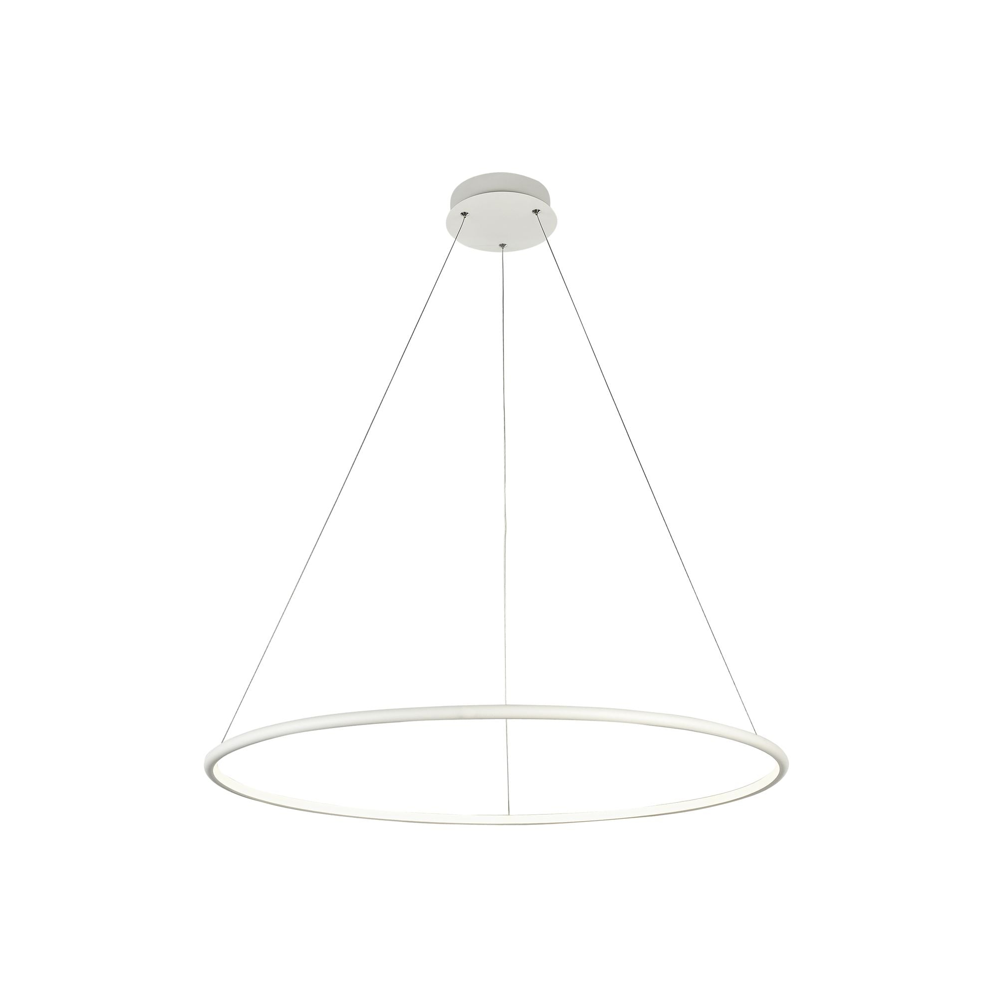 Lampada pendente Modern in Metallo Nola Bianco