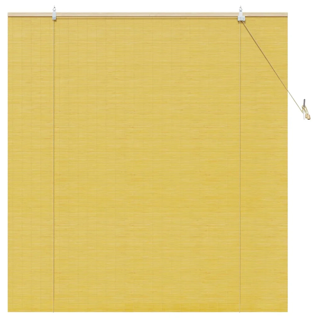 vidaXL Tende e Tapparelle per Finestre con tende Giallo Bambù