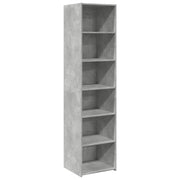 Buffet credenza cassettiera mobiletto mobile contenitore organizer cucina soggiorno salotto alto 45 x 41 x 185 cm legno ingegnerizzato grigio 02_0034442
