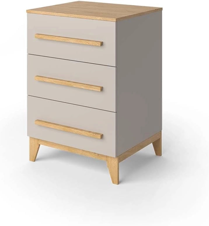 Cassettiera Malia, Cashmere/Artigianale, 60 x 88 cm, per riporre vestiti e giocattoli nella cameretta dei bambini