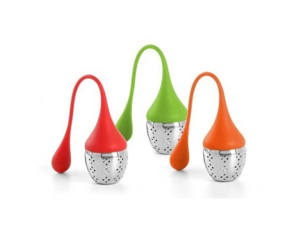 Filtro per Tè Tisane CuociTe' in Acciaio Inossidabile e Silicone 3 Colori