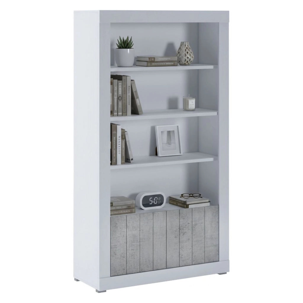 Biblioteca Spinoso, Libreria 3 Ripiani, 105x42x191h cm Bianco