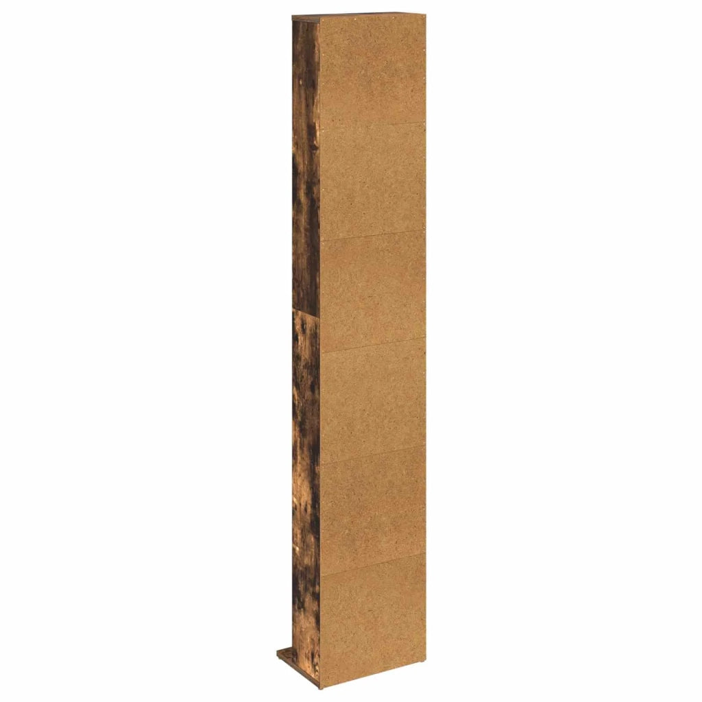 Mobile per CD Rovere Fumo 33 x 23,5 x 175 cm 8012650