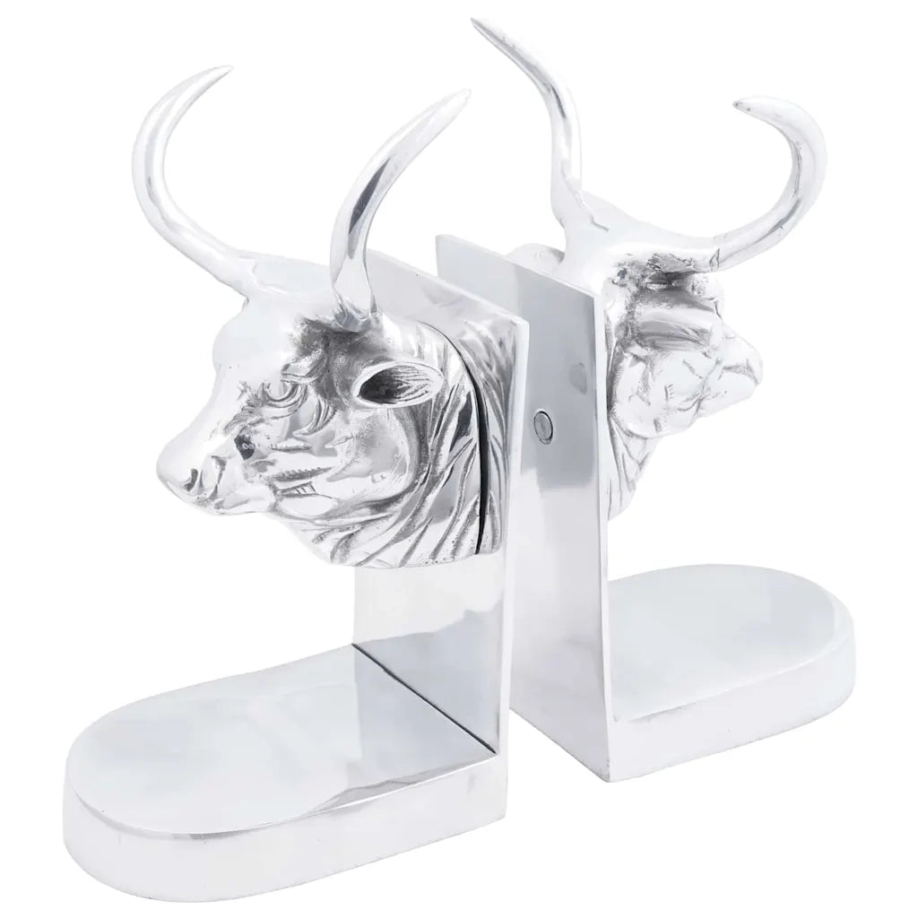 Fermalibri 2 pcs Argento 17 x 15 x 27 cm Alluminio 42000122