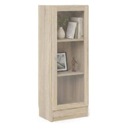 Libreria Goring, Scaffale da ufficio, Mobile portalibri, Biblioteca, 41x28 h107 cm, Quercia