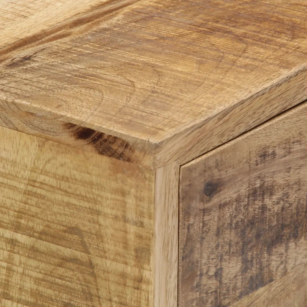 Credenza 88x30x71 cm Legno Massello di Mango