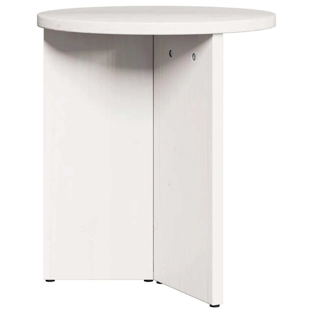 2 pz Tavolino da salotto | Tavolino da caff¨¨ | Tavolino da Soggiorno Bianco Legno massello di pino