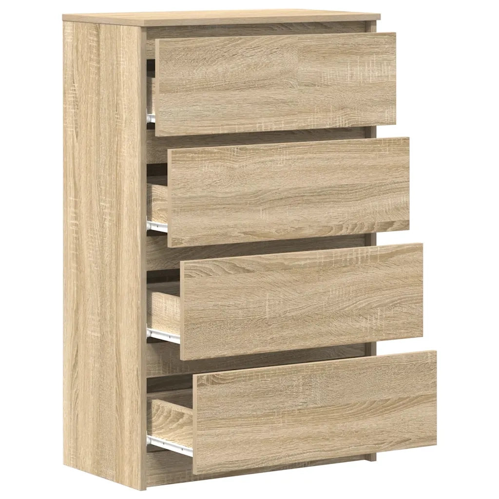 Credenza Rovere Sonoma 60x35x98,5 cm in Legno Multistrato cod mxl 12504