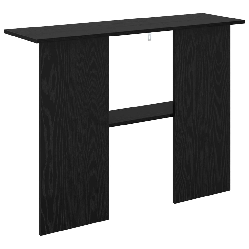 Tavolo consolle Rovere Nero 100 x 30 x 75 cm 8001176