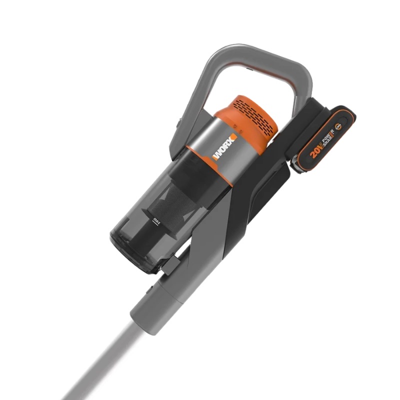 Aspirapolvere a Batteria 20V WX038.1 Brushless con Batteria 2.0Ah Inclusa per Casa e Auto - Worx