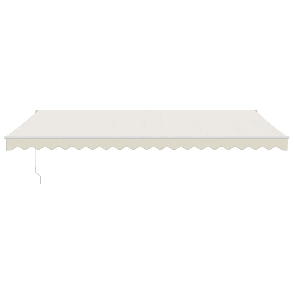 Tendada Sole Retrattile Crema 5x3 m in Tessuto e Alluminiocod mxl 124169