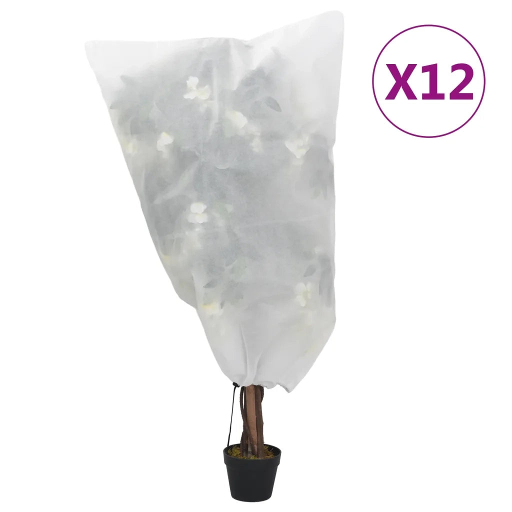 Coperture con Coulisse per Piante 12pz 70 g/mÂ² 0,8x0,8 mcod mxl 131695