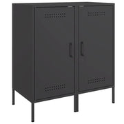 Buffet credenza cassettiera armadio mobile contenitore organizer per cucina soggiorno salotto set da 2 36 x 39 x 79 cm acciaio nero 02_0036897