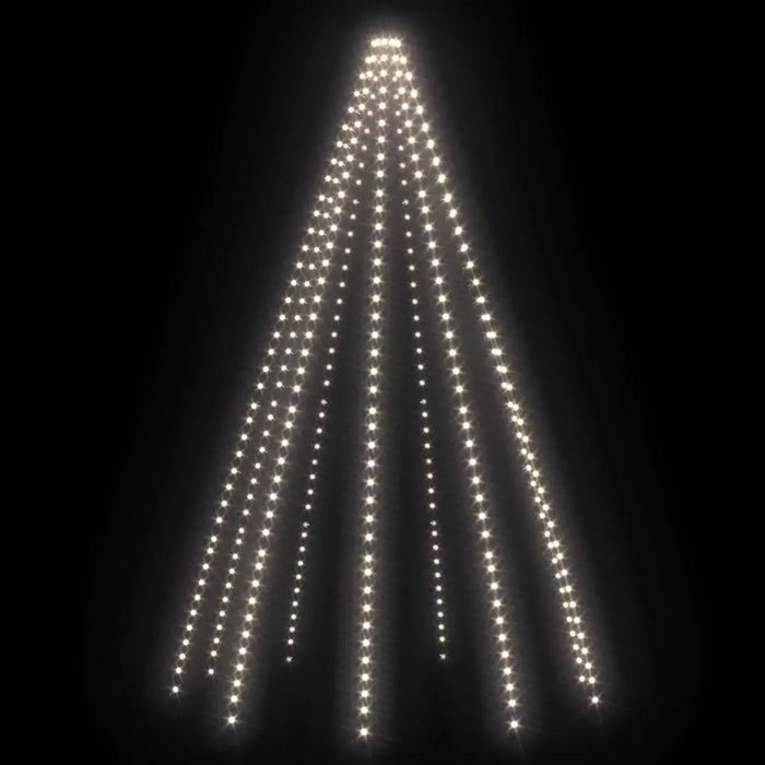 Rete di Luce per Albero di Natale 400 LED Bianco Freddo 400 cm 328892