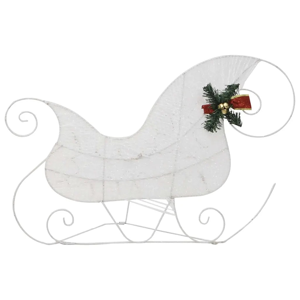 Renne e Slitta di Natale Decorazione Esterni 60 LED Bianco CFW7774295