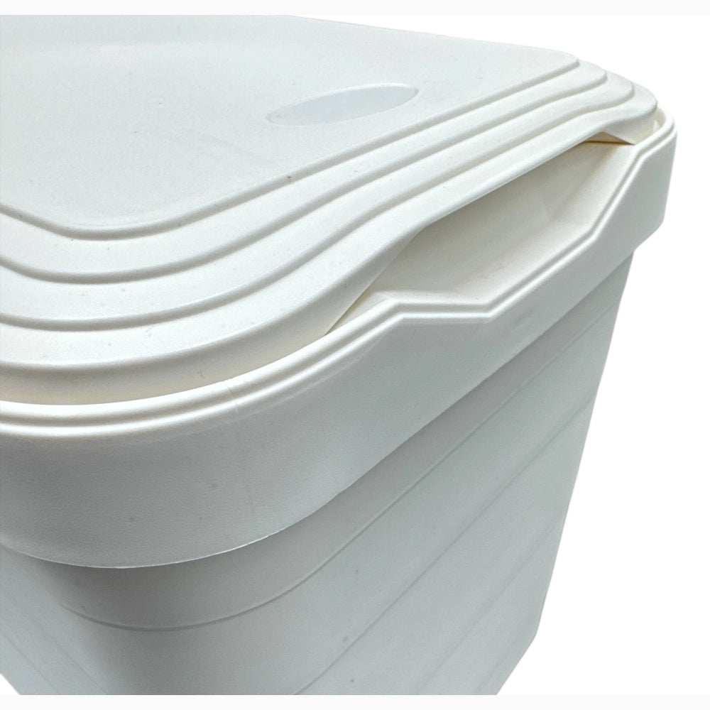 Pattumiera Sottolavello Differenziata per cassetto Cucina 8 Litri Bianca 27x20x23H cm