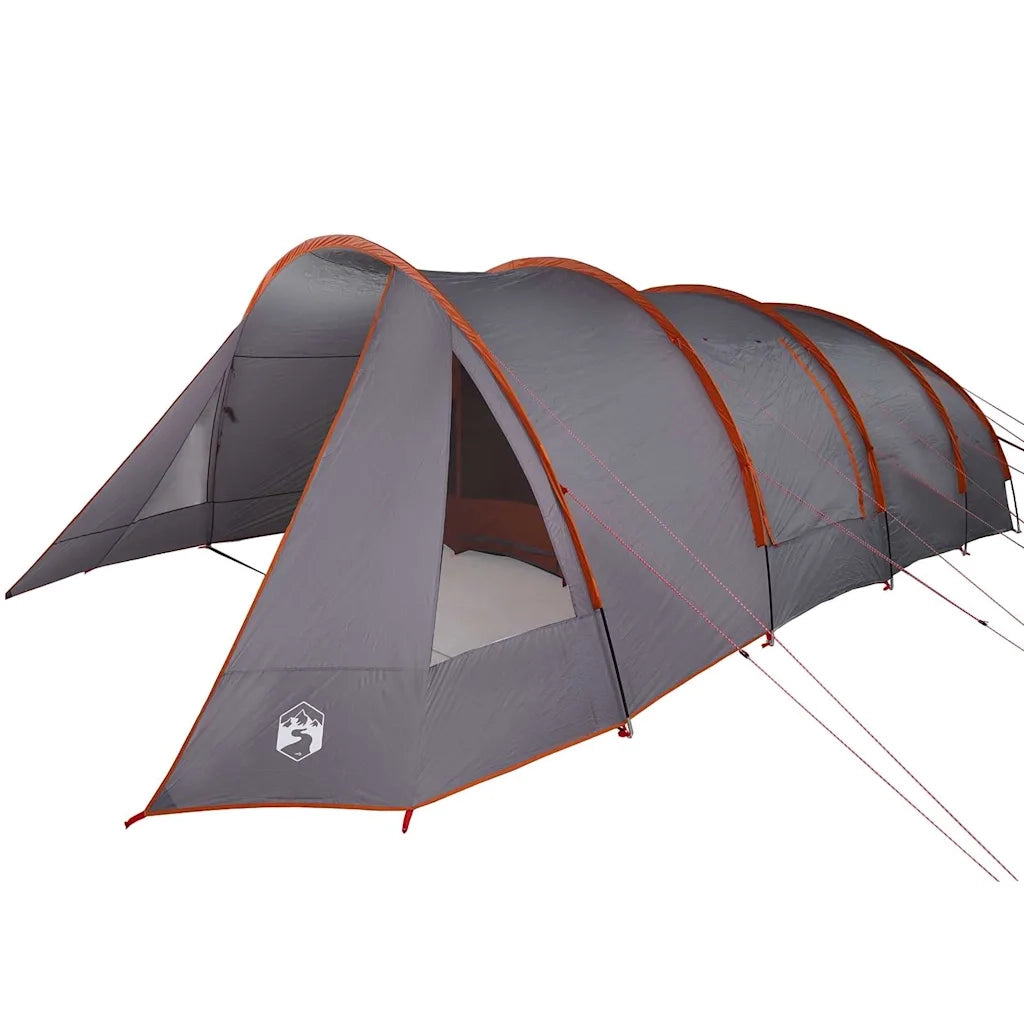 Tenda Tunnel per 6 Persone 6 persona Grigio e arancione 42004046