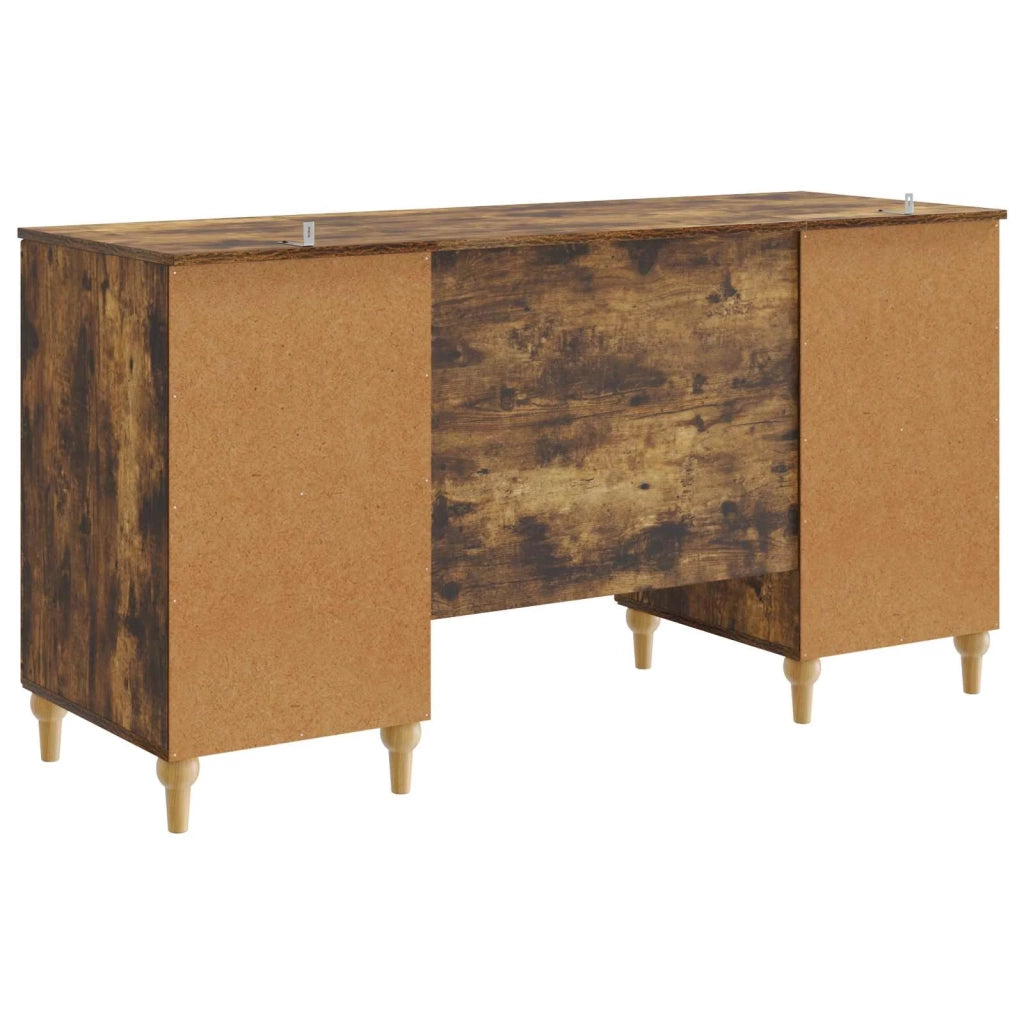 Scrivania Rovere Fumo 142,5 x 50 x 75 cm Legno ingegnerizzato 3414581