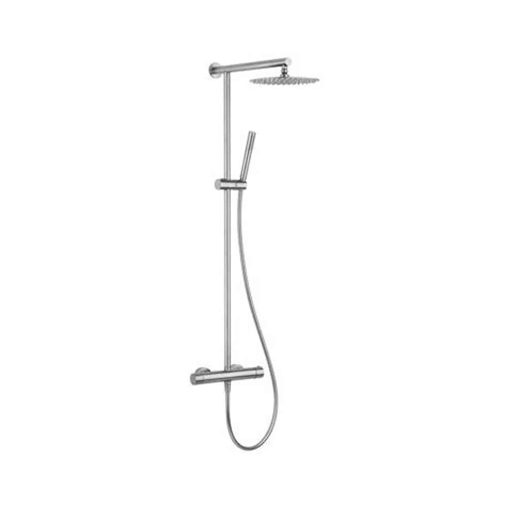 Colonna doccia con miscelatore termostatico in acciaio inox - Serie X Style Inox