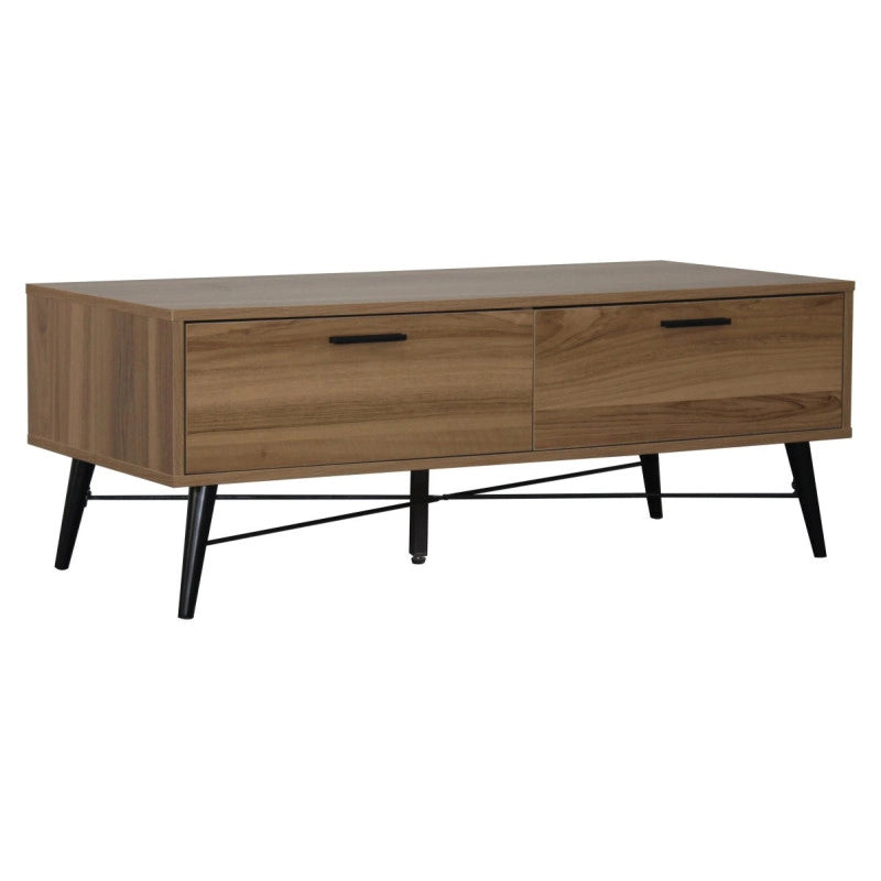 Porta Tv 2 Cassetti 110x50x40 Dakota Naturale/nero