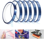 Tape di resistenza al calore in blu - Nastro di resistenza termica per sublimazione e calore - Trasferimento di calore per elettronica e circuito stampato