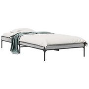 Letto singolo | Letto per adulti | Struttura del letto Sonoma grigio 80 x 200 cm
