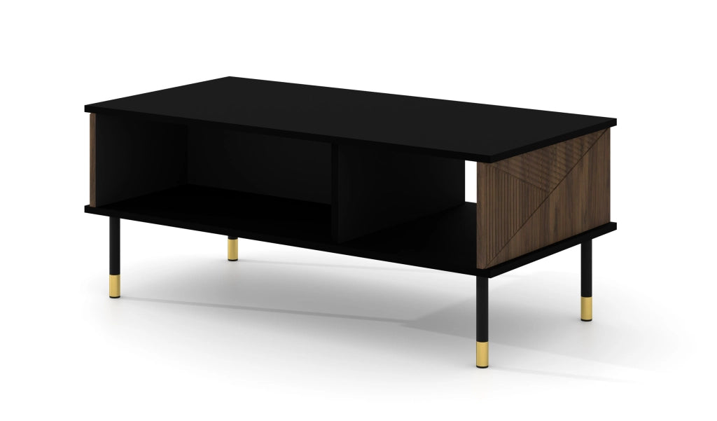 TAVOLINO WOODY IV 110x55 NERO OPACO ROVERE CATANIA