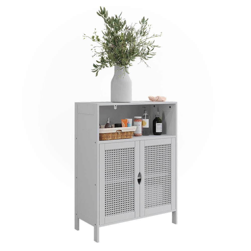 Vicco mobiletto bagno Bianco 60 x 80 cm con 2 porte