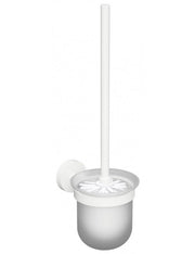 Scopino da parete WHITE in ottone bianco e vetro