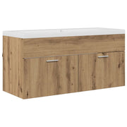Mobile da Bagno | Armadio da bagno con porta Rovere artigianale 100 x 38,5 x 46 cm