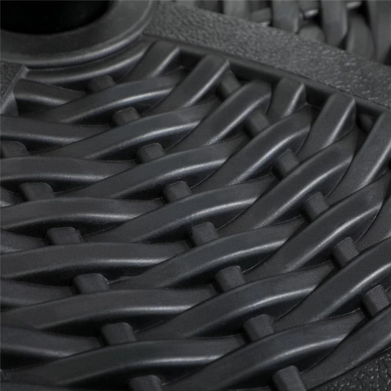 BASE PER OMBRELLONE DA GIARDINO ROTONDA EFFETTO RATTAN Ø45CM PESO DA 9.5KG NERO