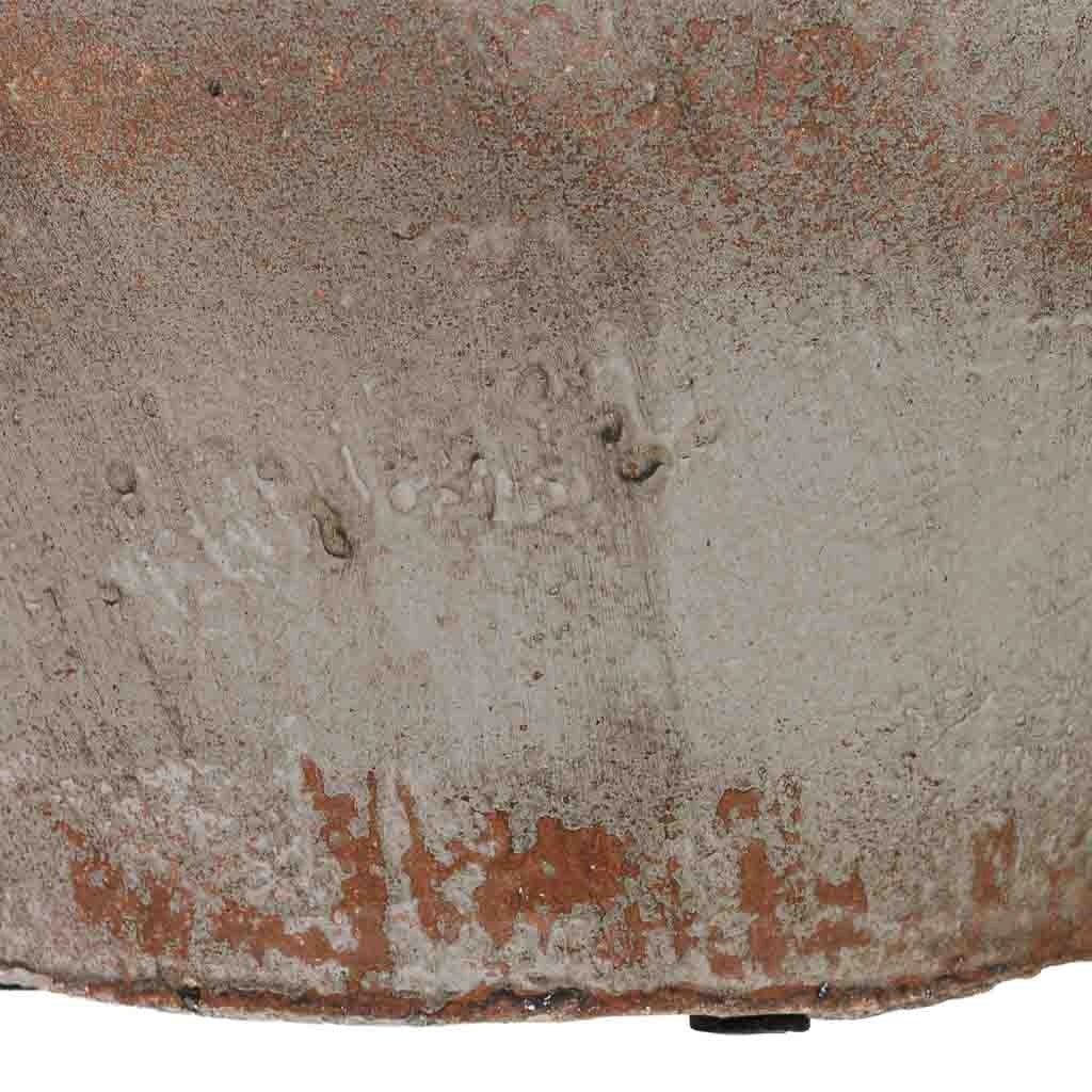 Vaso in resina marrone anticata, 27,5 x 27,5 x 27,5 cm (altezza)