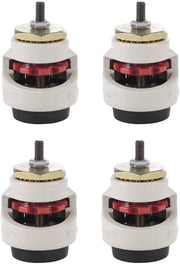 Regolatore di Livello 4 pezzi - Caster per Uso Industriale - Pneumatici in Nylon e Metallo - Qualità Elevata - Rotolamento Silenzioso e Liscio - Caster Industriale