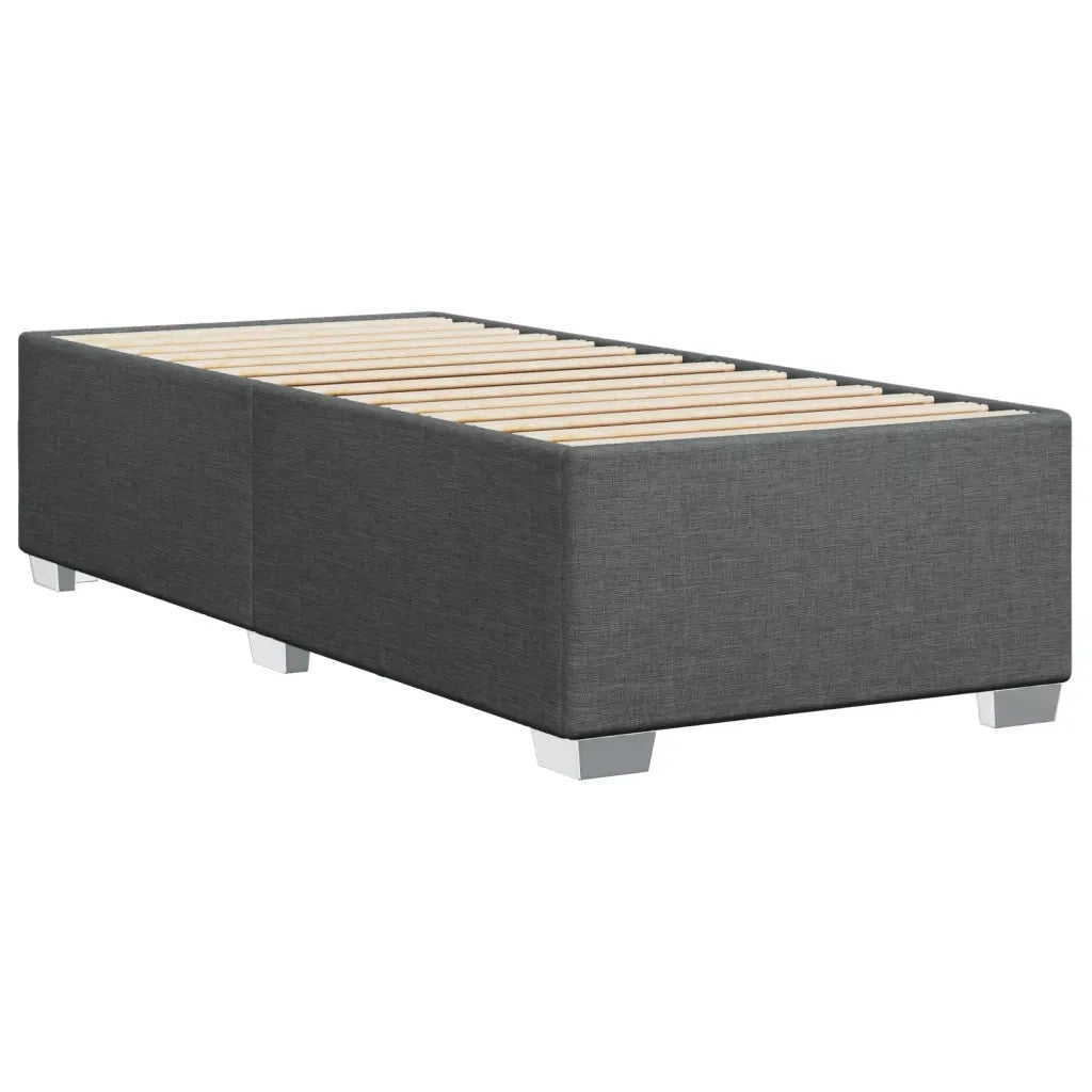 Giroletto senza Materasso Grigio Scuro 90x190 cm Tessuto 3284437
