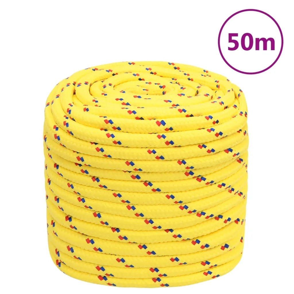 Corda Nautica Gialla 18 mm 50 m in Polipropilene cod mxl 47429
