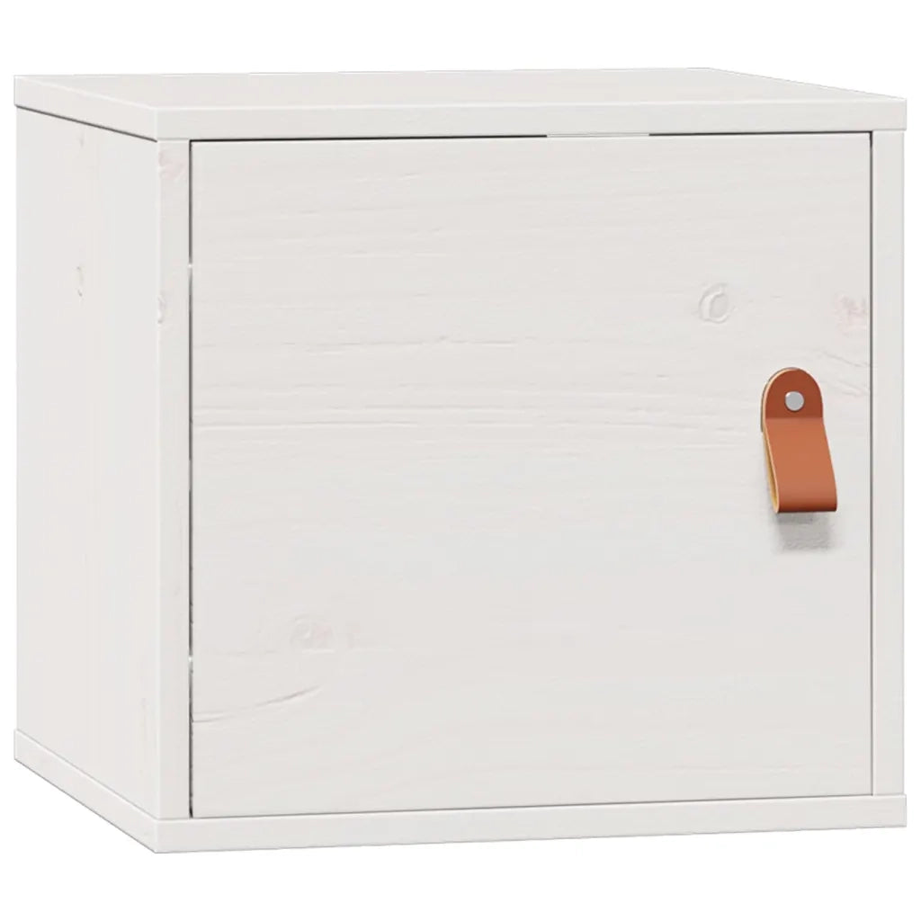 Pensili 2pz Bianchi 31,5x30x30 cm in Legno Massello di Pino cod mxl 51121