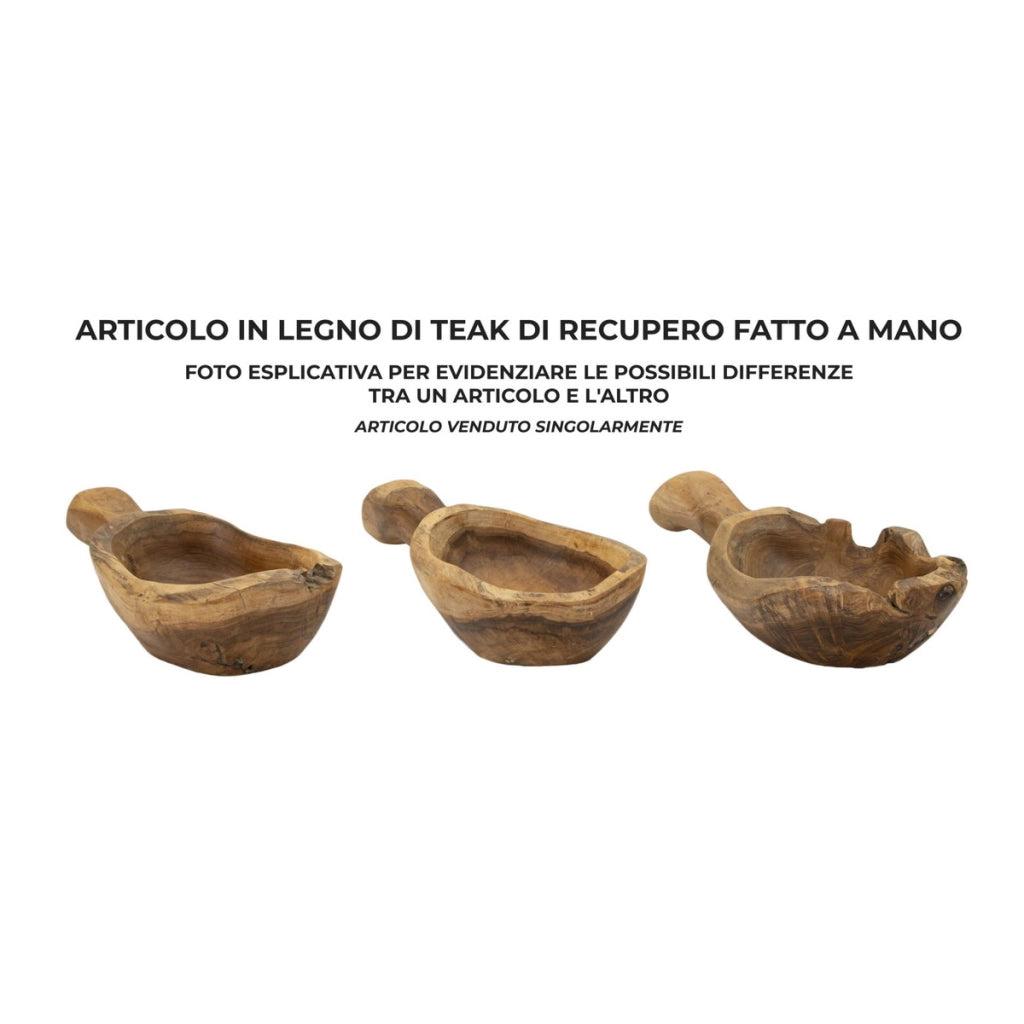 Vassoio Natura 33, Marrone, Legno, 36x16x8 cm