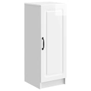 Credenza Bianco Lucido 33 x 34,5 x 87 cm Legno ingegnerizzato