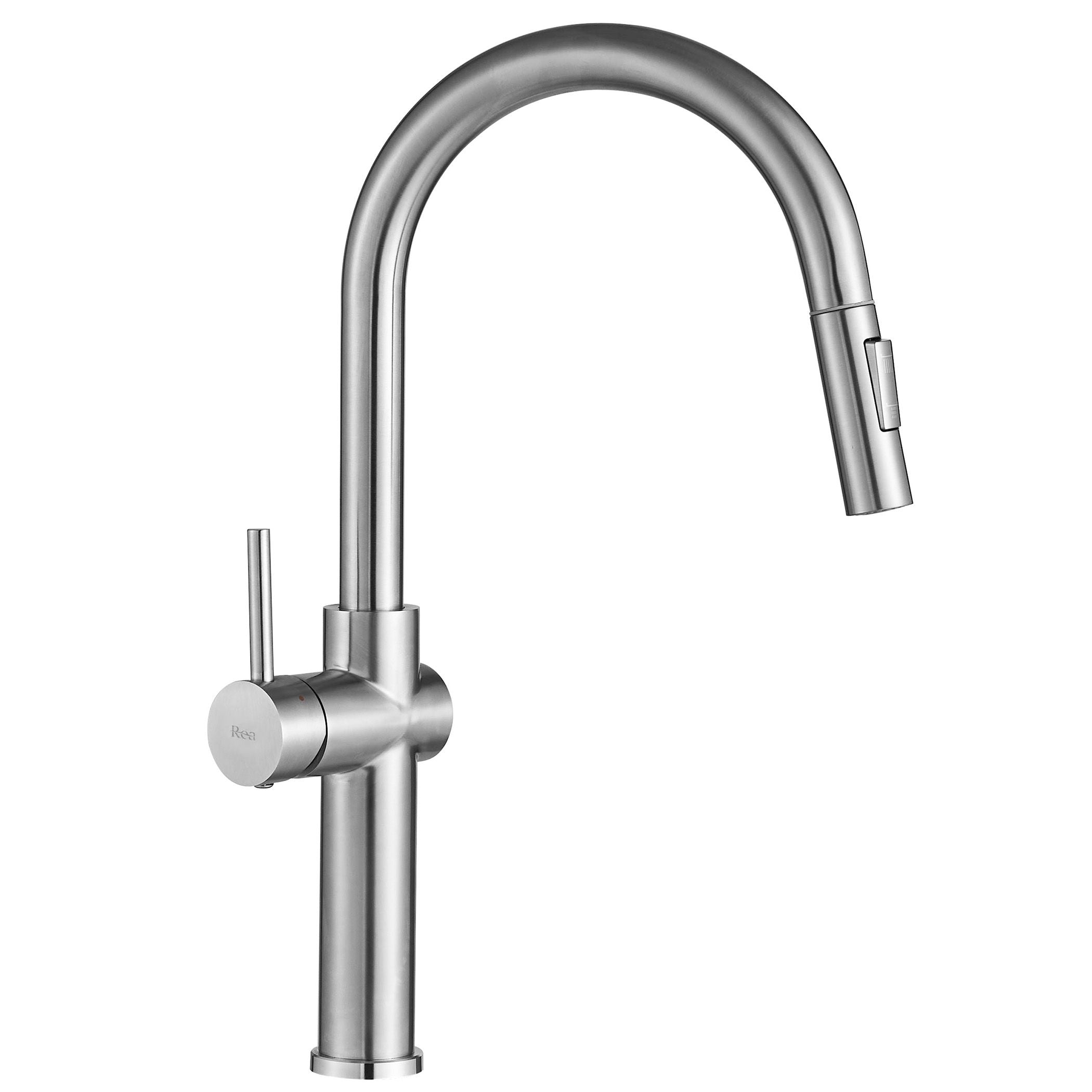 Rubinetto Da Cucina Rea Fresh High Brush Nickel