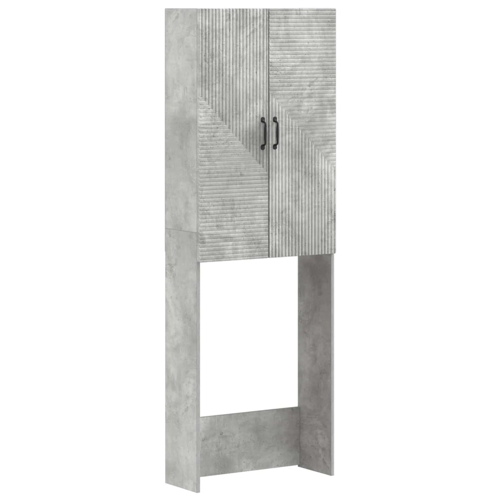 Mobile Bagno HAARLEM Grigio Cemento 66 x 25,5 x 190 cm 896918
