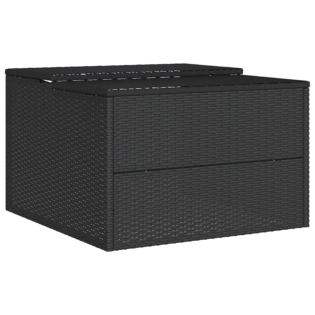 Garage per Robot Tosaerba Nero 86x90x52/57 cm in Polyrattan CFW7622209