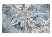 Tappeto Arredo Salotto Antiscivolo Scendiletto Camera Dis.Vanilla  By Suardi - 65x110 - Azzurro