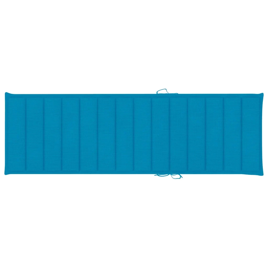 Lettino da Giardino con Tavolino Cuscino Legno Pino Impregnato 3065958