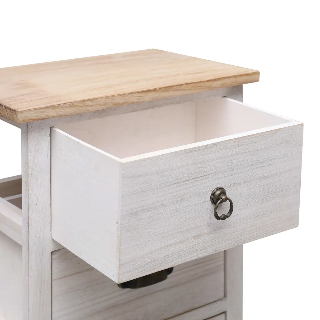 Mobiletto 35x25x57 cm in Legno di Paulownia CFW6684627