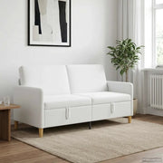 Divano con Storage Bianco 172 x 78 x 87 cm Poliestere 42036958