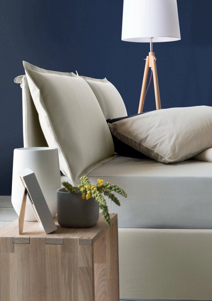 Letto Matrimoniale Amelinda, Letto Matrimoniale Materasso Incluso Made in Italy, Beige