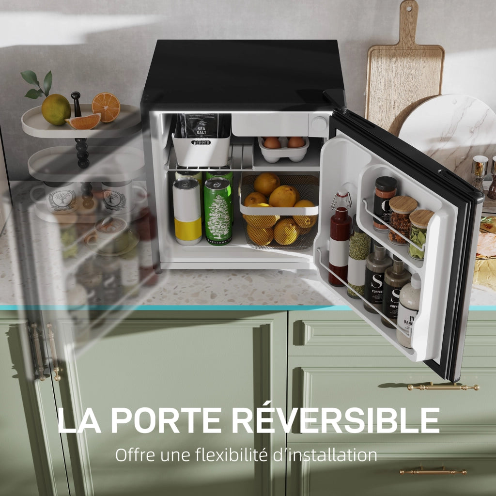 Frigorifero Congelatore 46 L ¨C zephmum ¨C Argento 48x44x49 cm