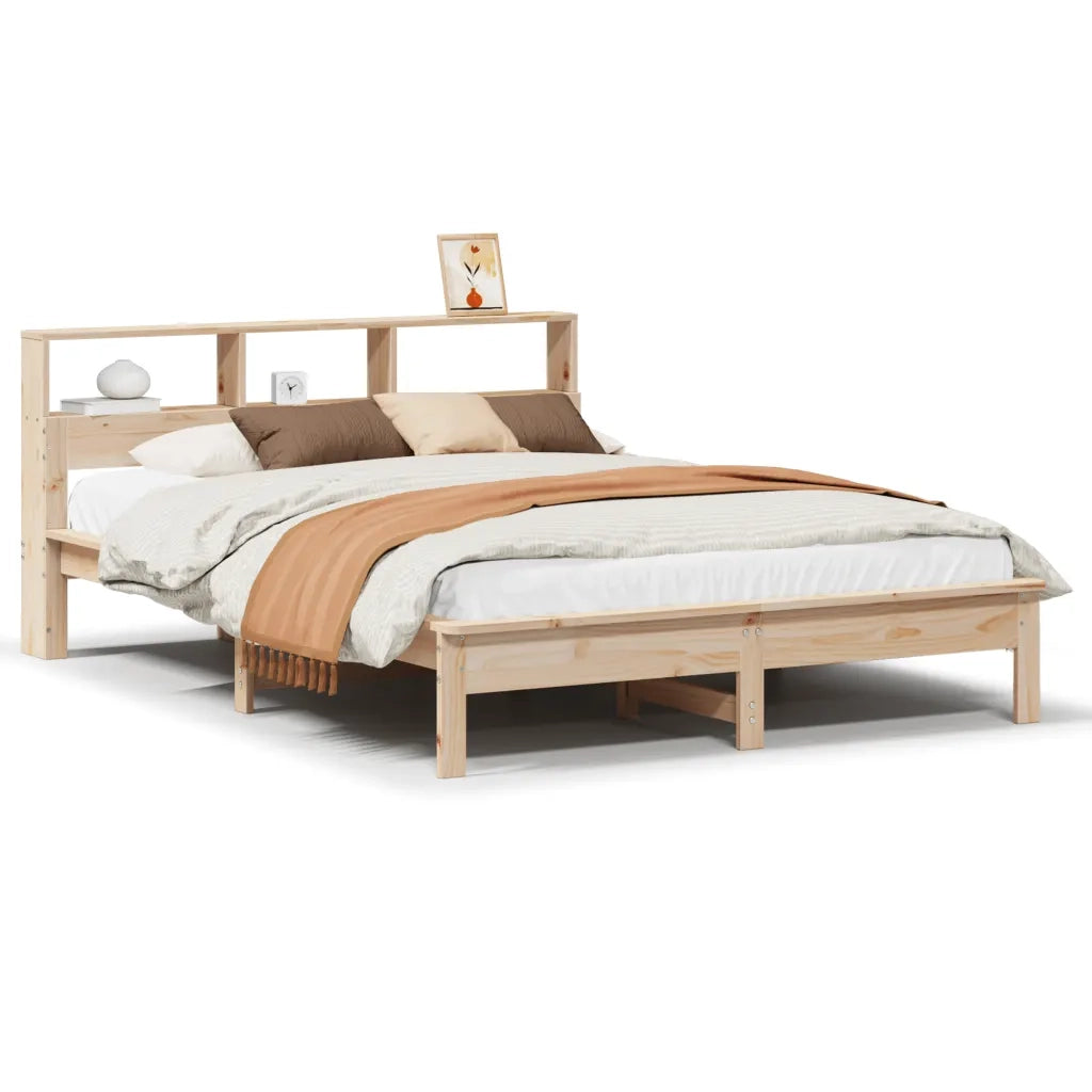 Letto senza Materasso 140x200 cm in Legno Massello di Pino 3309737