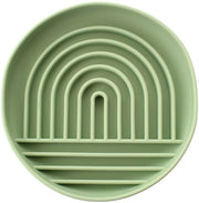 Pet Wiz voerbak in silicone con morsetto (verde)