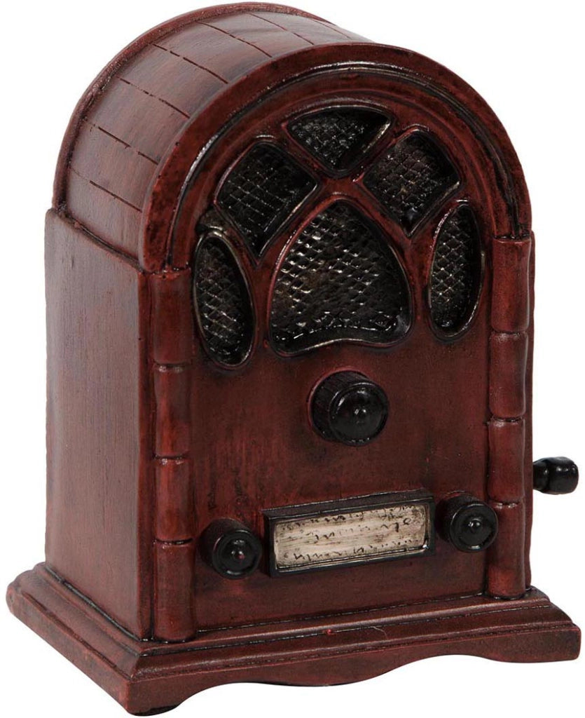 Biscottini Carillon vintage 10,8x8x13,8 cm carica manuale resina L8xPR8xH13 L8xPR8xH13